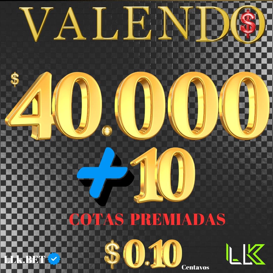 Valendo R$ 40.000,00 🍀