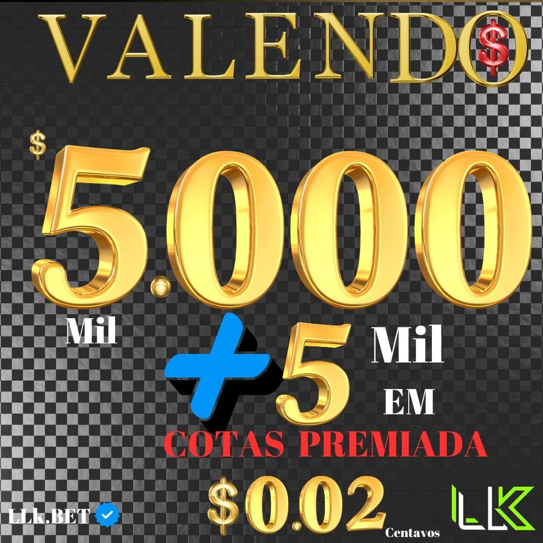 R$ 5.000,00 🍀